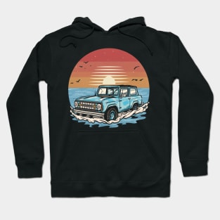 Bronco Retro Beach Hoodie